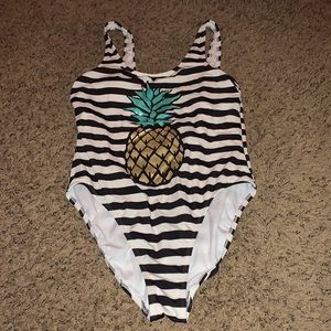 One Piece pineapple swimsuit. XL.